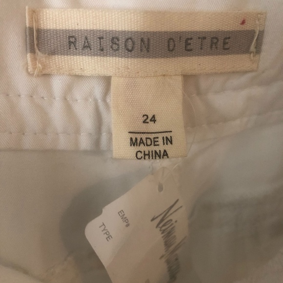 Raison D'etre Stretch-Knit Cargo Pants, White, 24 - Picture 5 of 7